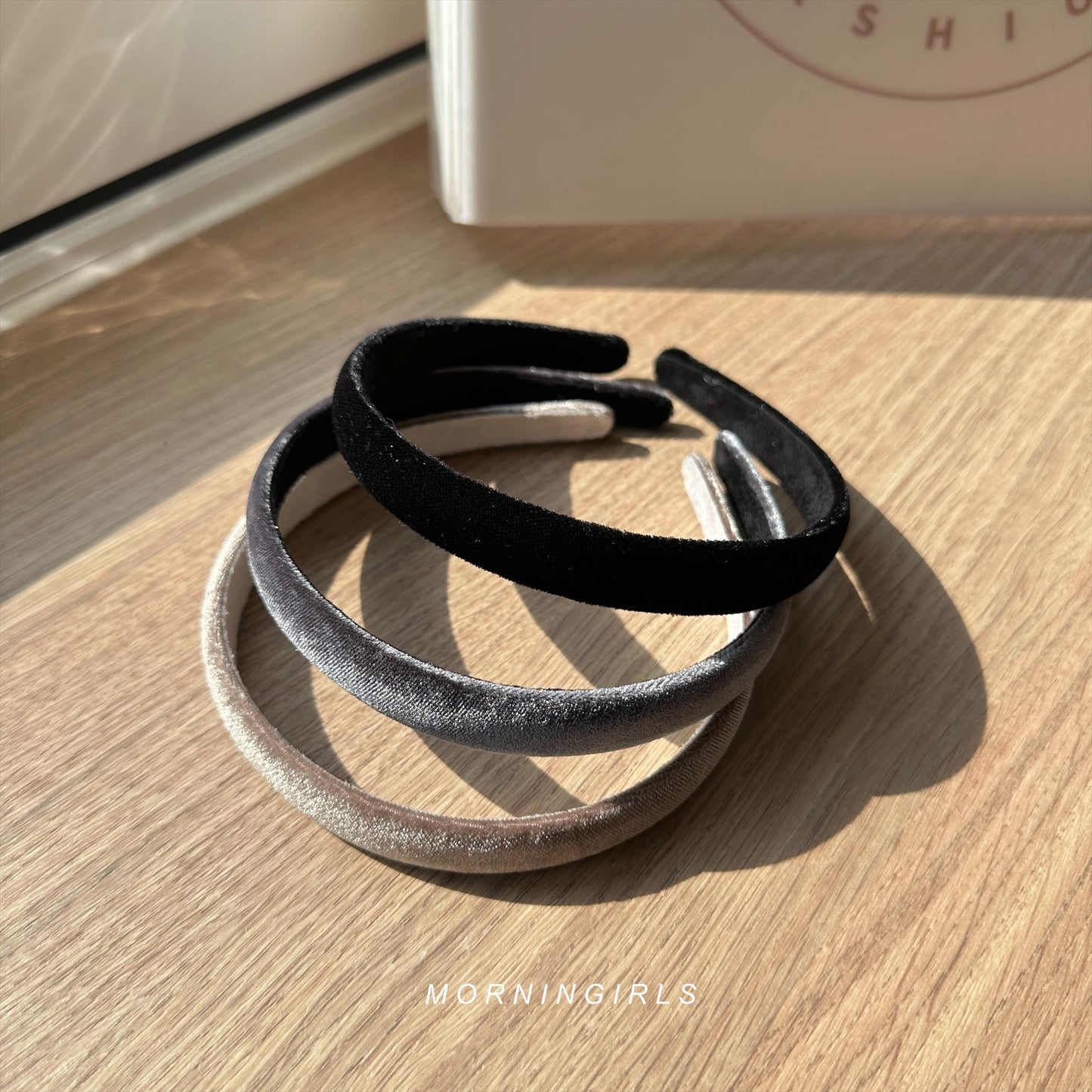KOREA velvet slim headband