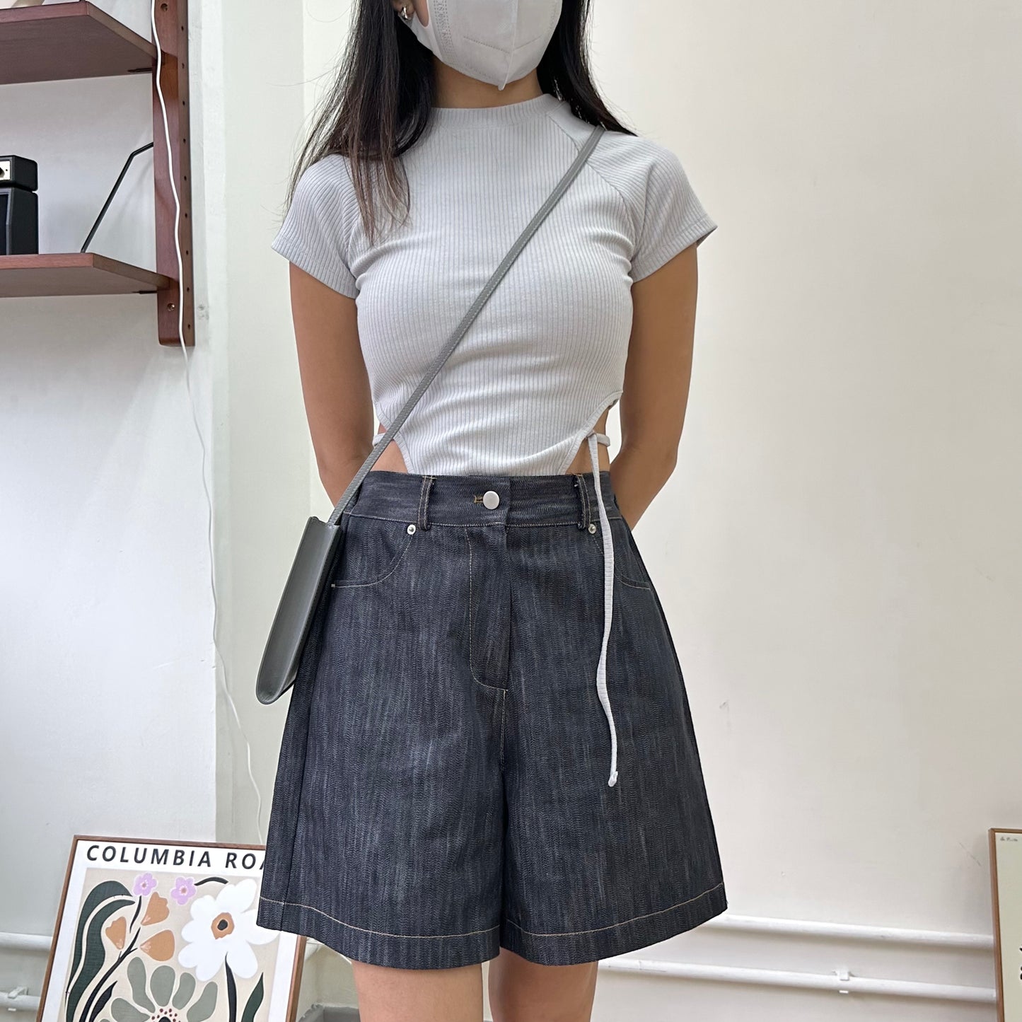 Non-Fade Denim Shorts
