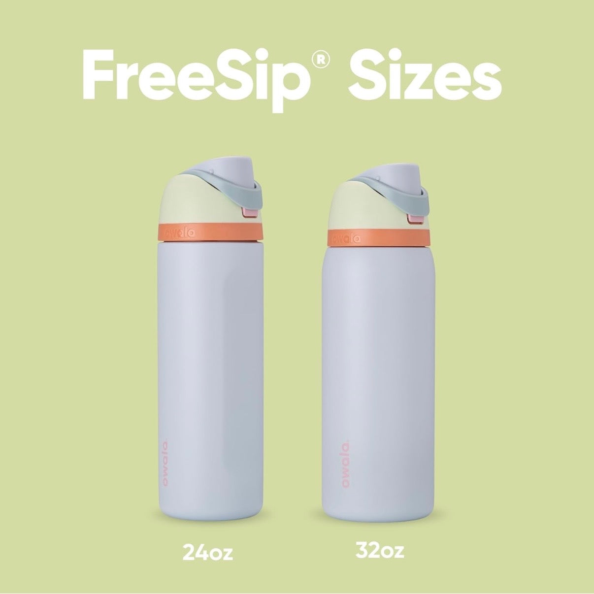 美國Owala FreeSip隔熱不鏽鋼吸管水瓶 24oz