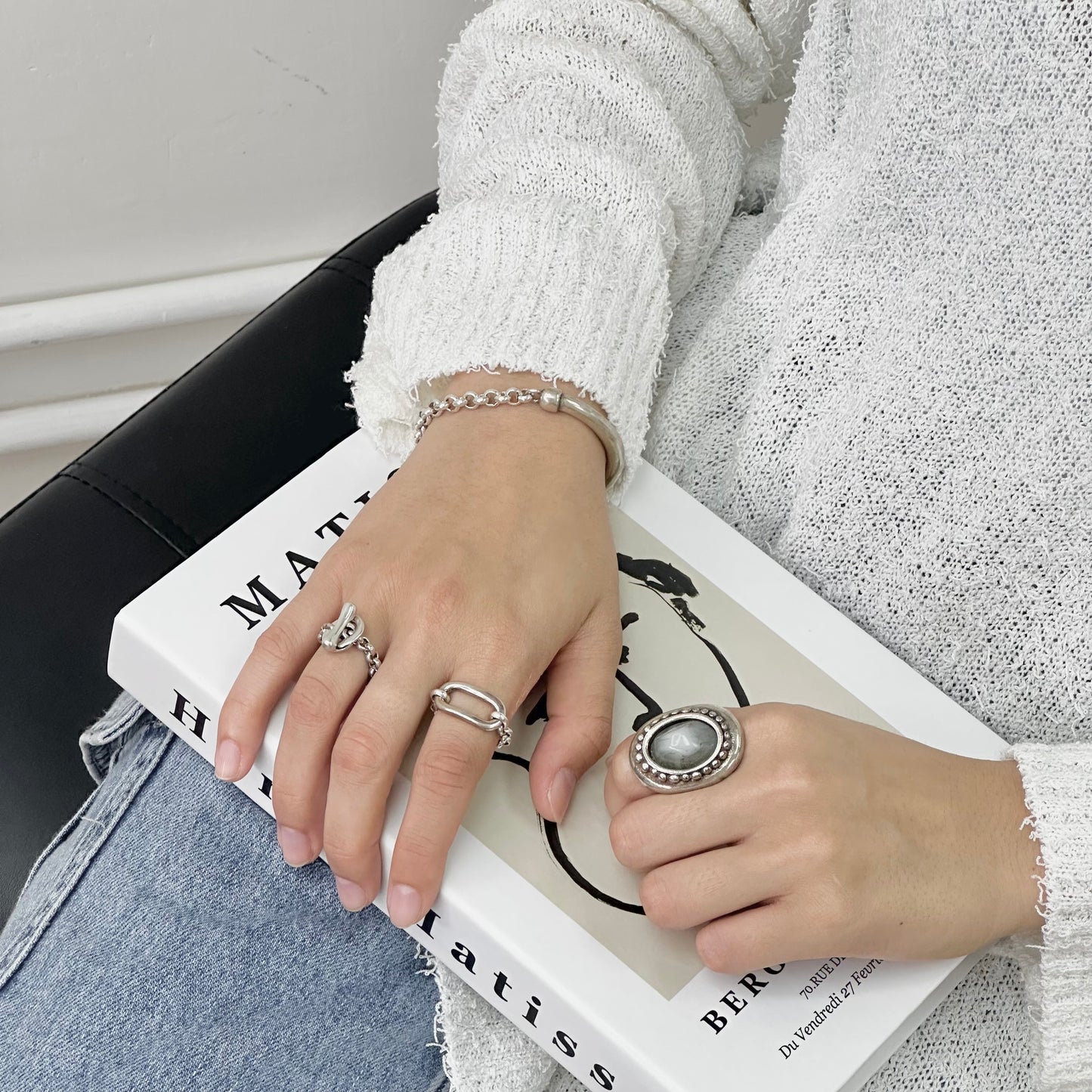 Otro Accesorio 西班牙手工飾物 - Rectangle on Chain Ring