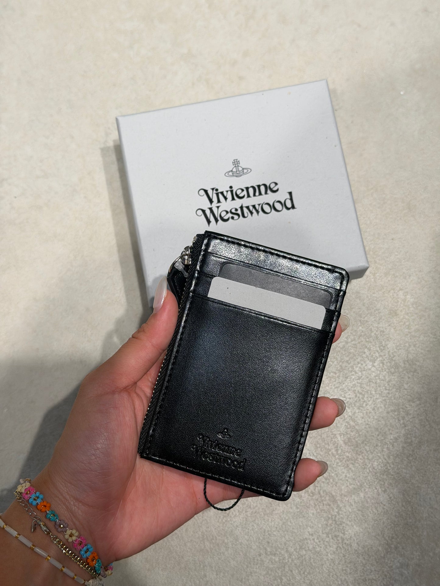 Vivienne Westwood Slim Long Cardholder 閃鑽漆皮卡套