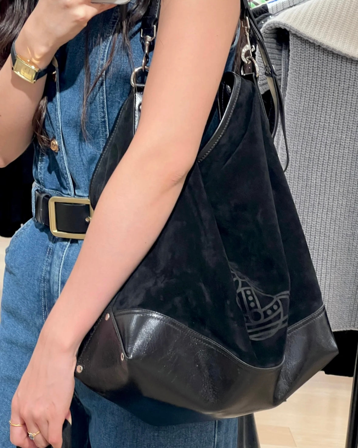 Vivienne Westwood Nancy Hobo Bag 超大容量流浪袋