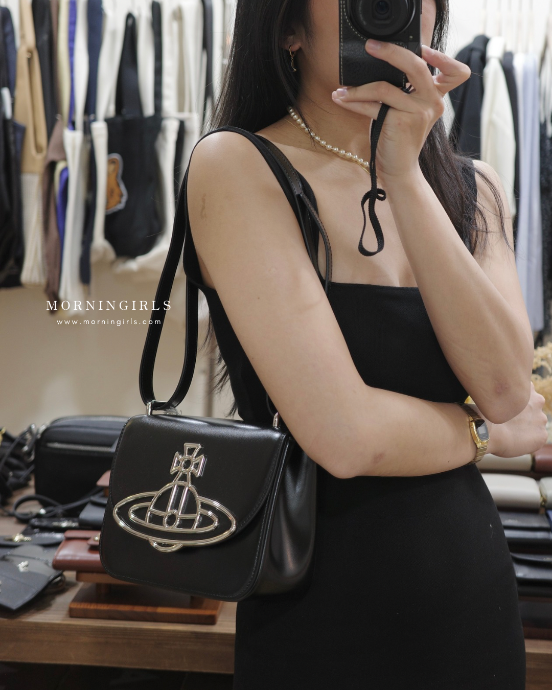 Vivienne Westwood Linda Bag [大ORB LOGO! 側孭或斜孭兩用