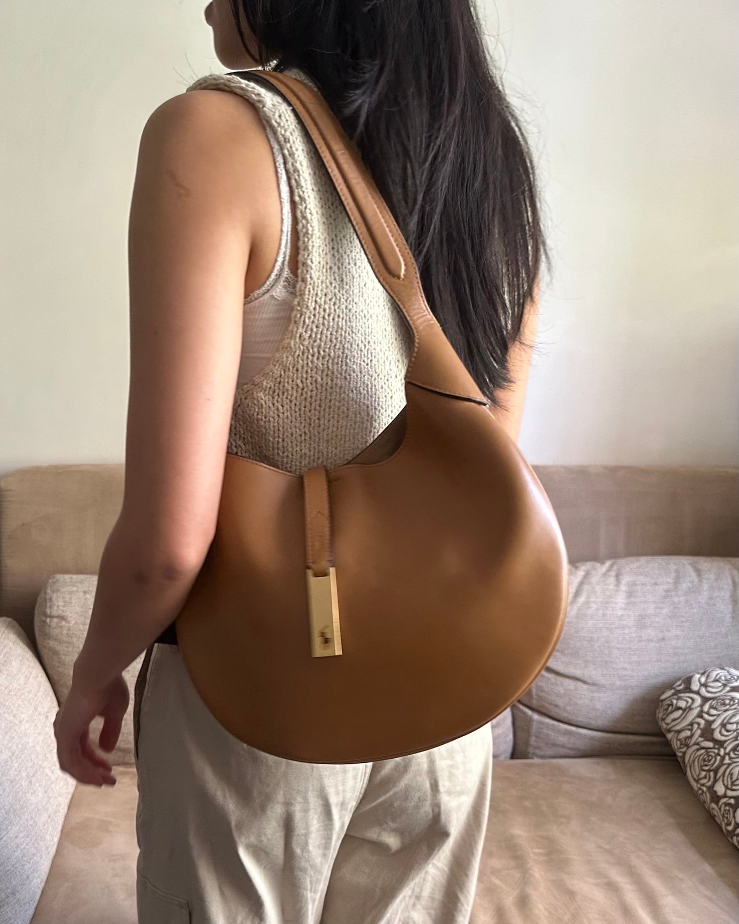Polo ID Medium Leather Shoulder Bag