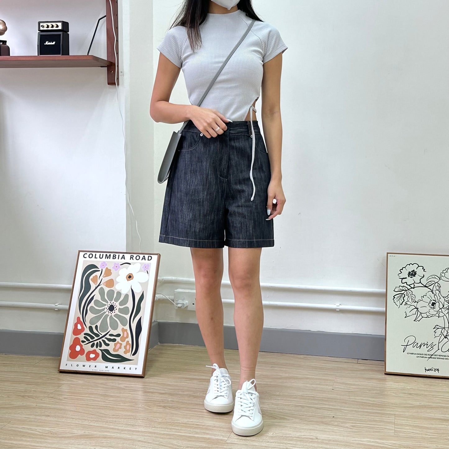 Non-Fade Denim Shorts