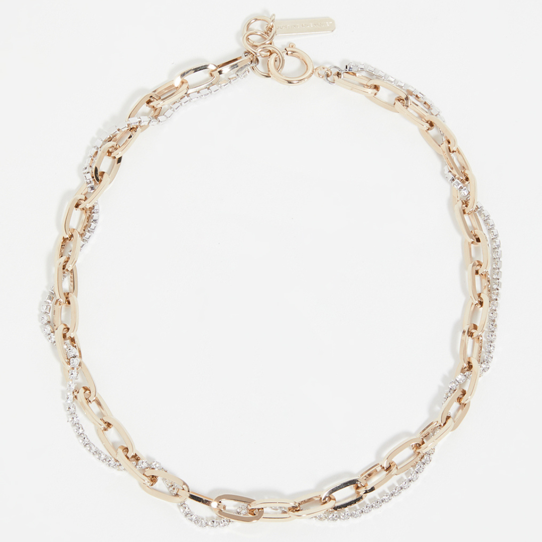 Justine Clenquet French Jewelry-Gold & Silver Kirsten Necklace