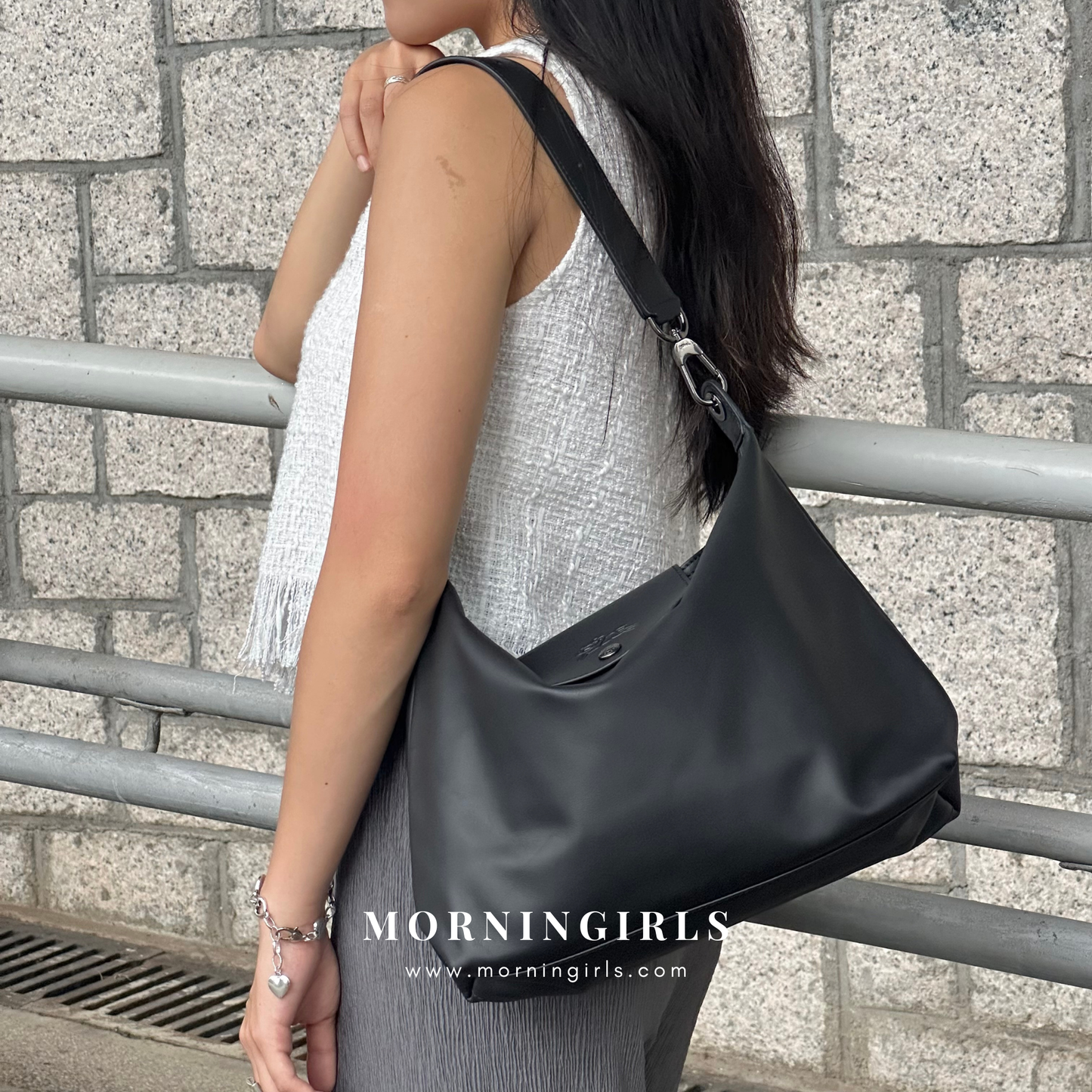 LONGCHAMP Le Pliage Xtra M Hobo Bag 真皮系列［最熱賣!］