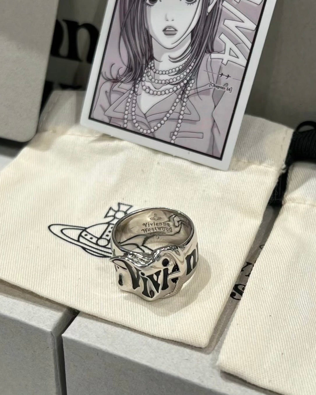 Vivienne Westwood Belt Ring 925純銀皮帶戒指