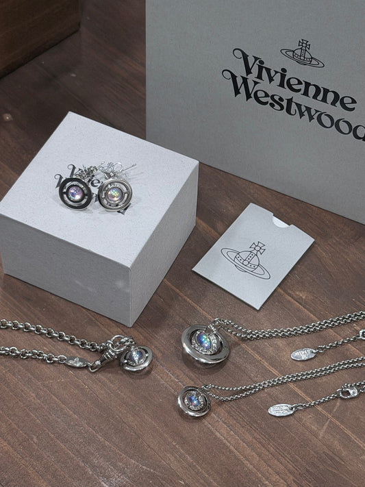 Vivienne Westwood ORB Pendant Crystal Iridescent Limited Edition [Super Limited Restock! All Stock Available Now - A Rare Opportunity!]