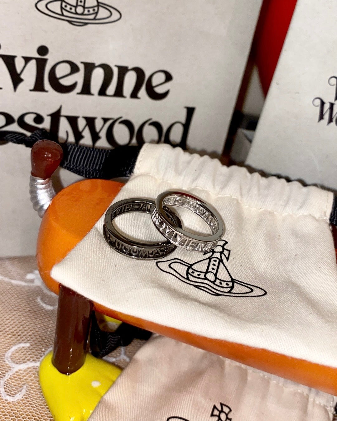 Vivienne Westwood Westminster Ring 簡單設計 超適合作情侶戎 [925純銀 可基本濕水!]