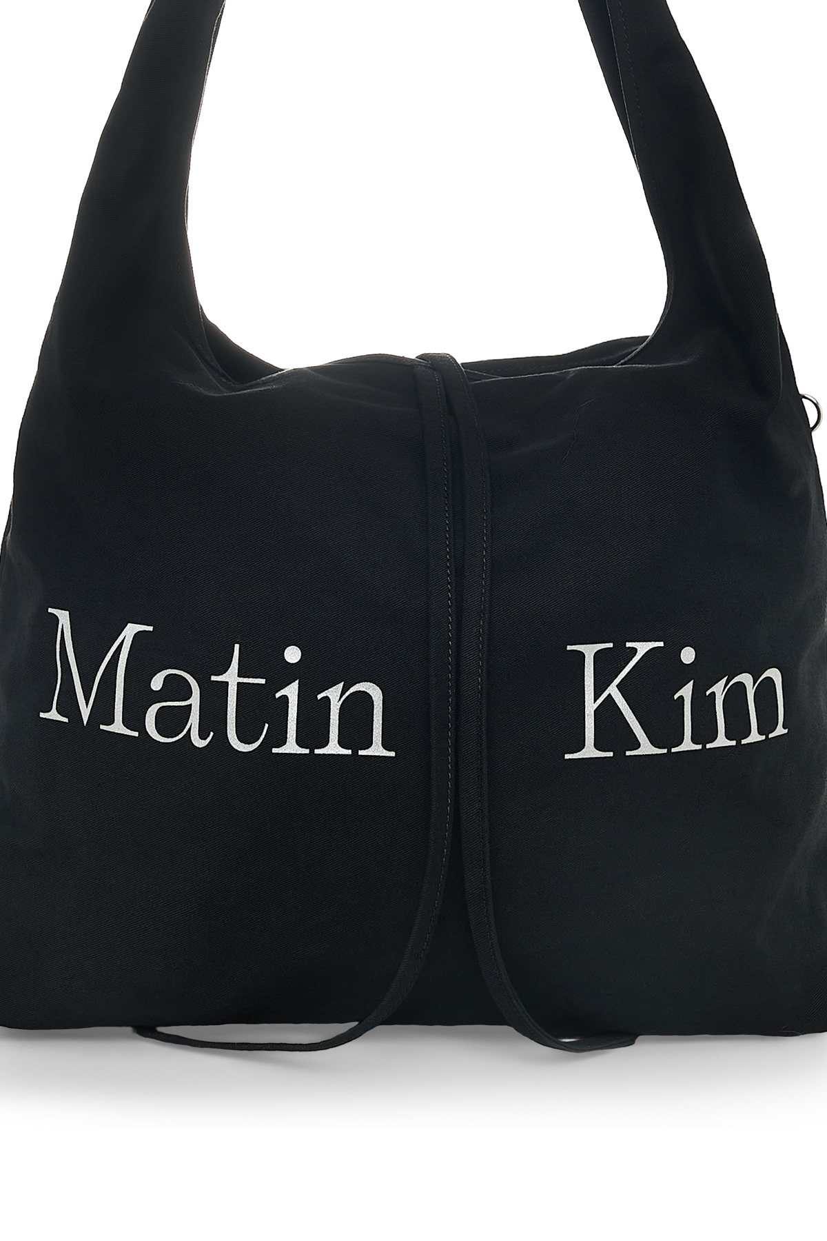 Matin Kim Logo Point Round Ecobag 最新韓國選物🇰🇷經典Logo蝴蝶結環保袋［輕盈隨性風 容量超大!］