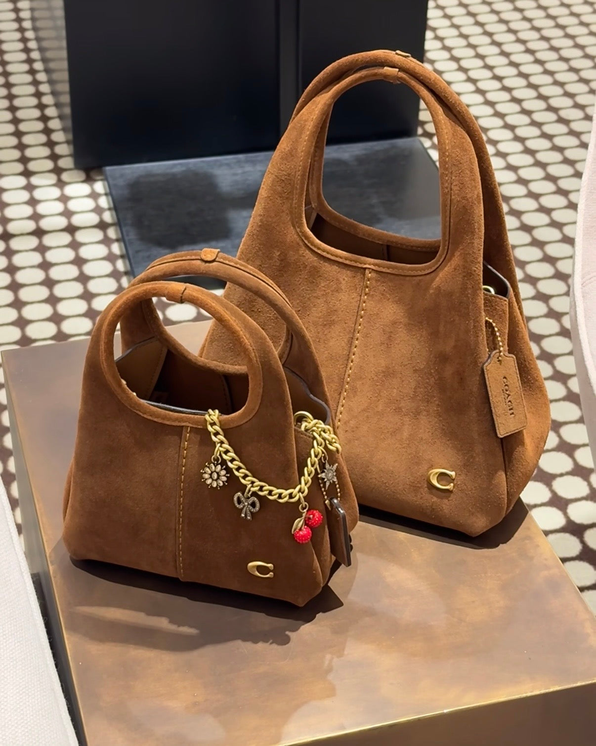 Coach Lana 23 連可拆卸式長肩帶 多孔調節長度［超可愛手提袋］