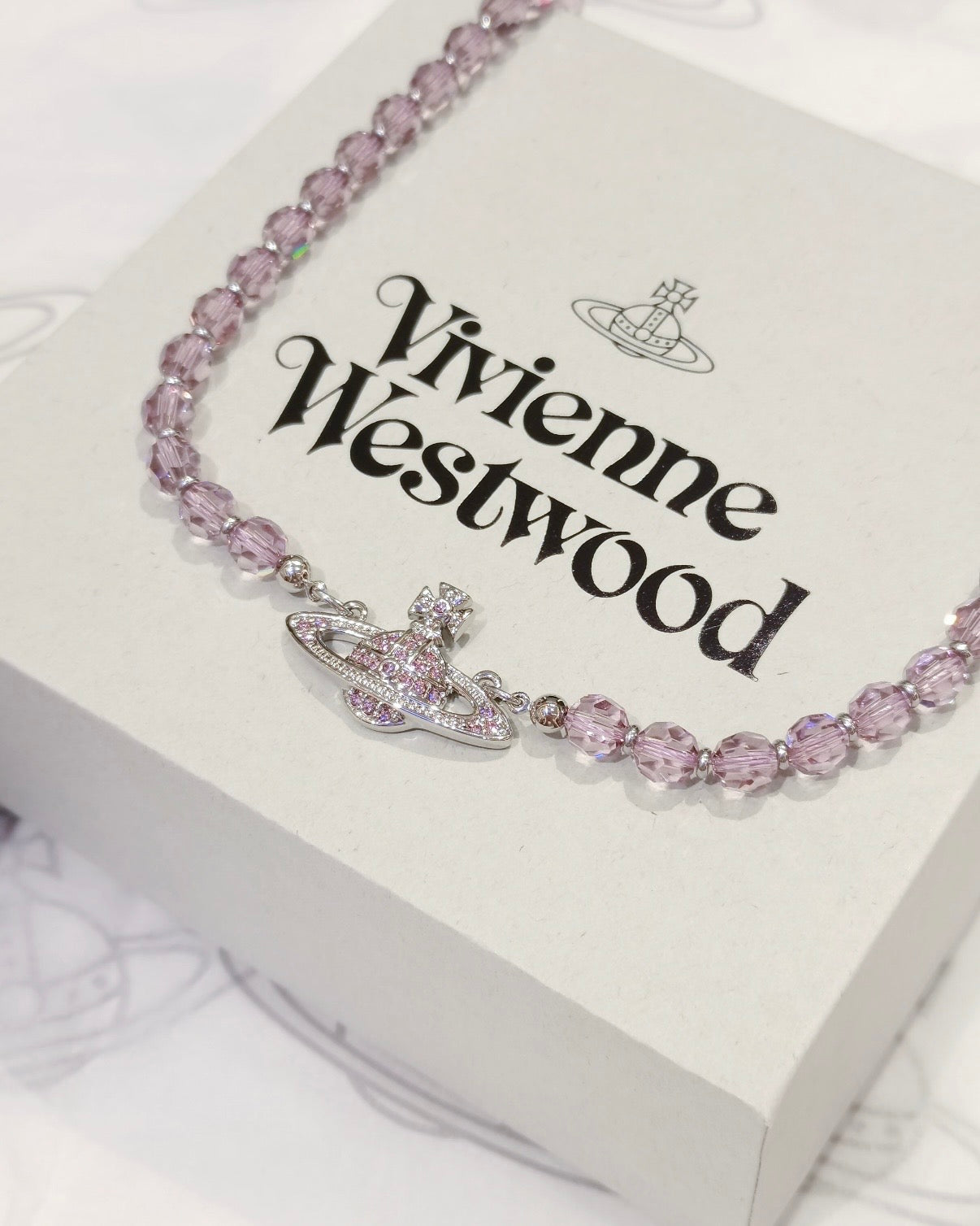 Vivienne Westwood Mini Bas Relief Choker Necklace 最新紫水晶