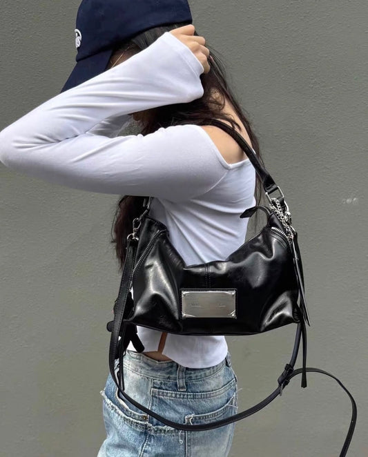 Matin Kim Side Zipper Two Way Bag SMALL 最新韓國選物🇰🇷側鍊飾帶單肩袋 [可兩用手挽側揹OK!］