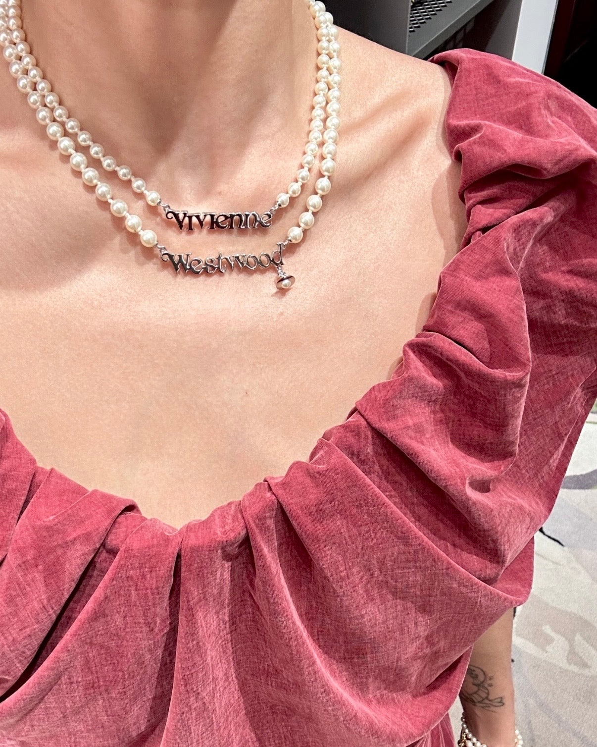 Vivienne Westwood Amelia Pearl  [絕美i-dle MIYEON同款雙層珍珠系列]