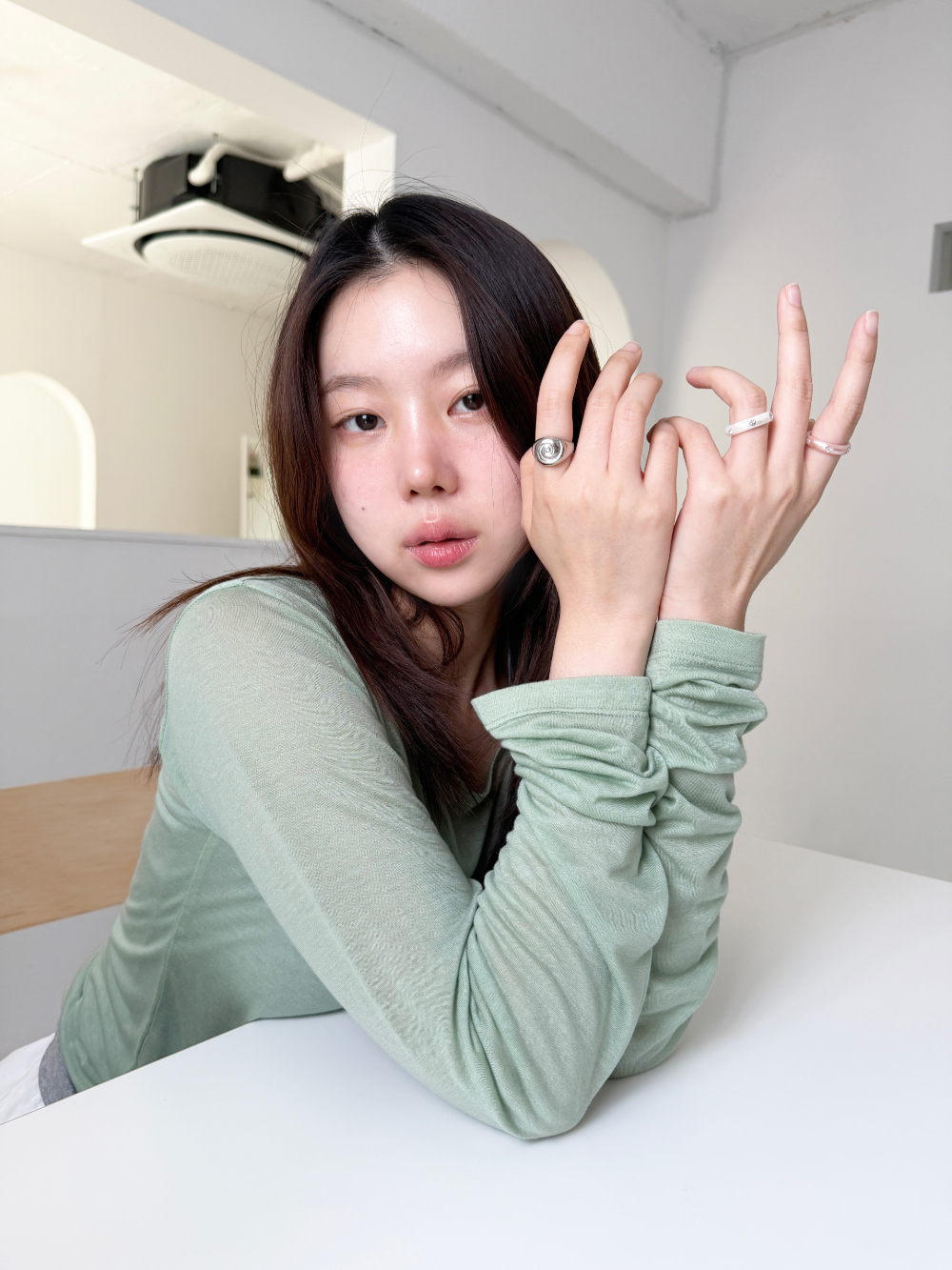韓國選物🇰🇷 Grumpy Stuff Spiral Signet Ring