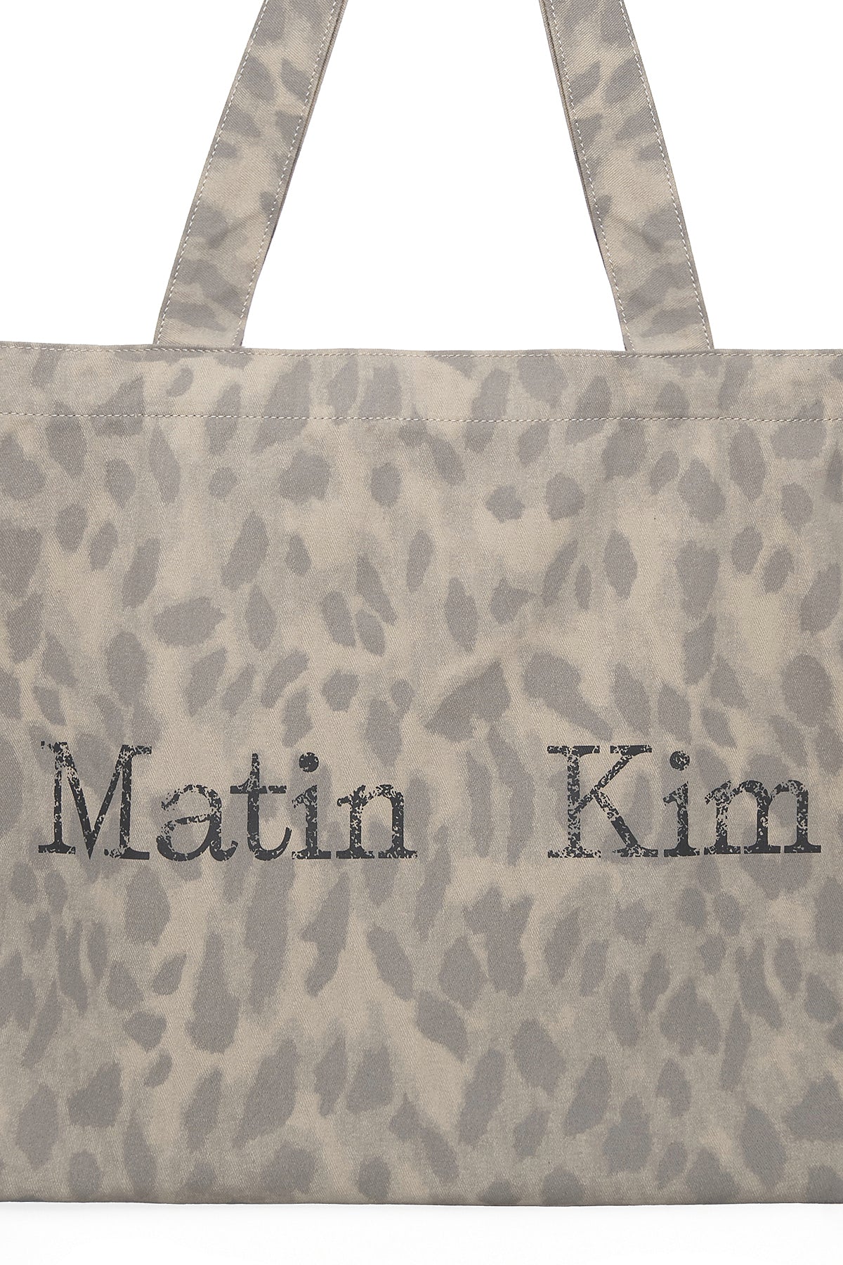 最新韓國選物🇰🇷 Matin Kim Matin Washed Pattern Ecobag 水洗迷彩布袋￼［復古水洗 豹紋迷彩隨性！］