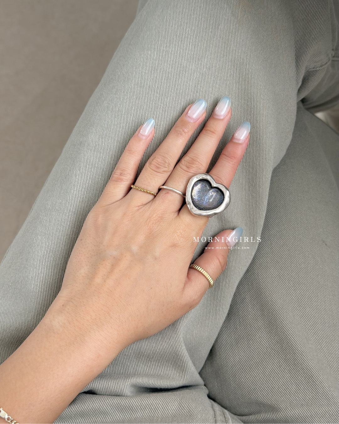 Otro Accesorio 西班牙手工飾物 - Galaxy Heart Ring [NEW ITEM! 顏色超美極推薦 可自行調節!]