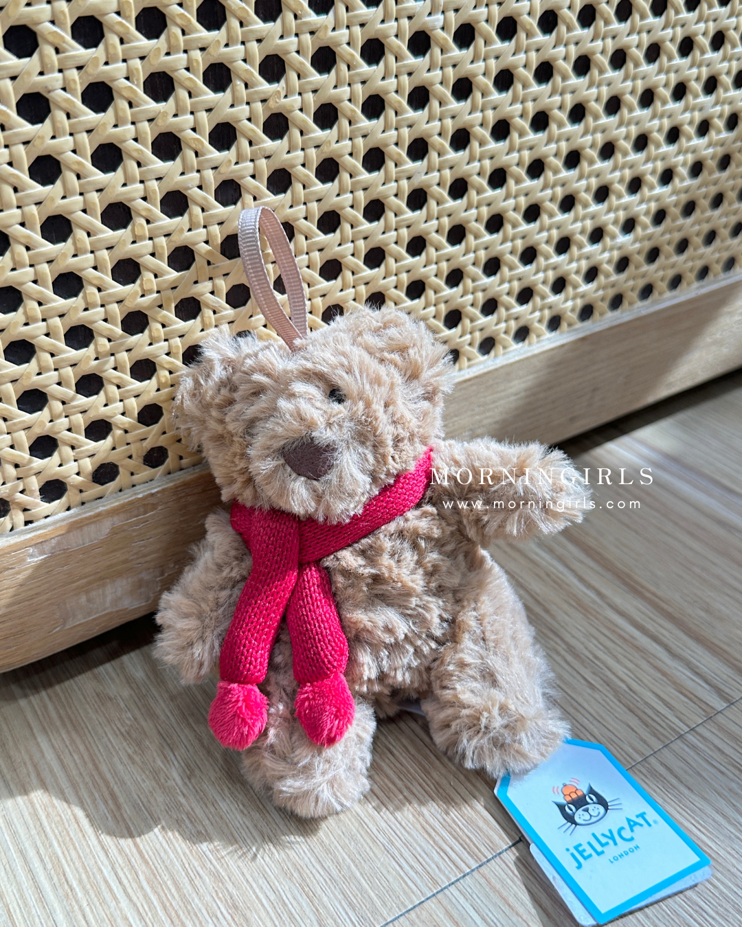 Jellycat Bartholomew Bear Christmas hanging decoration [最新聖誕系列]