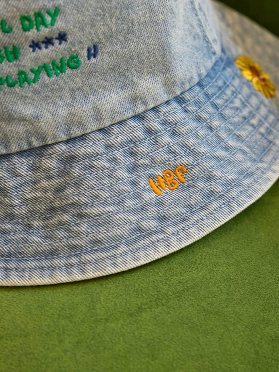 Hamblepie 泰國自家品牌 - Sunflower Denim Hat