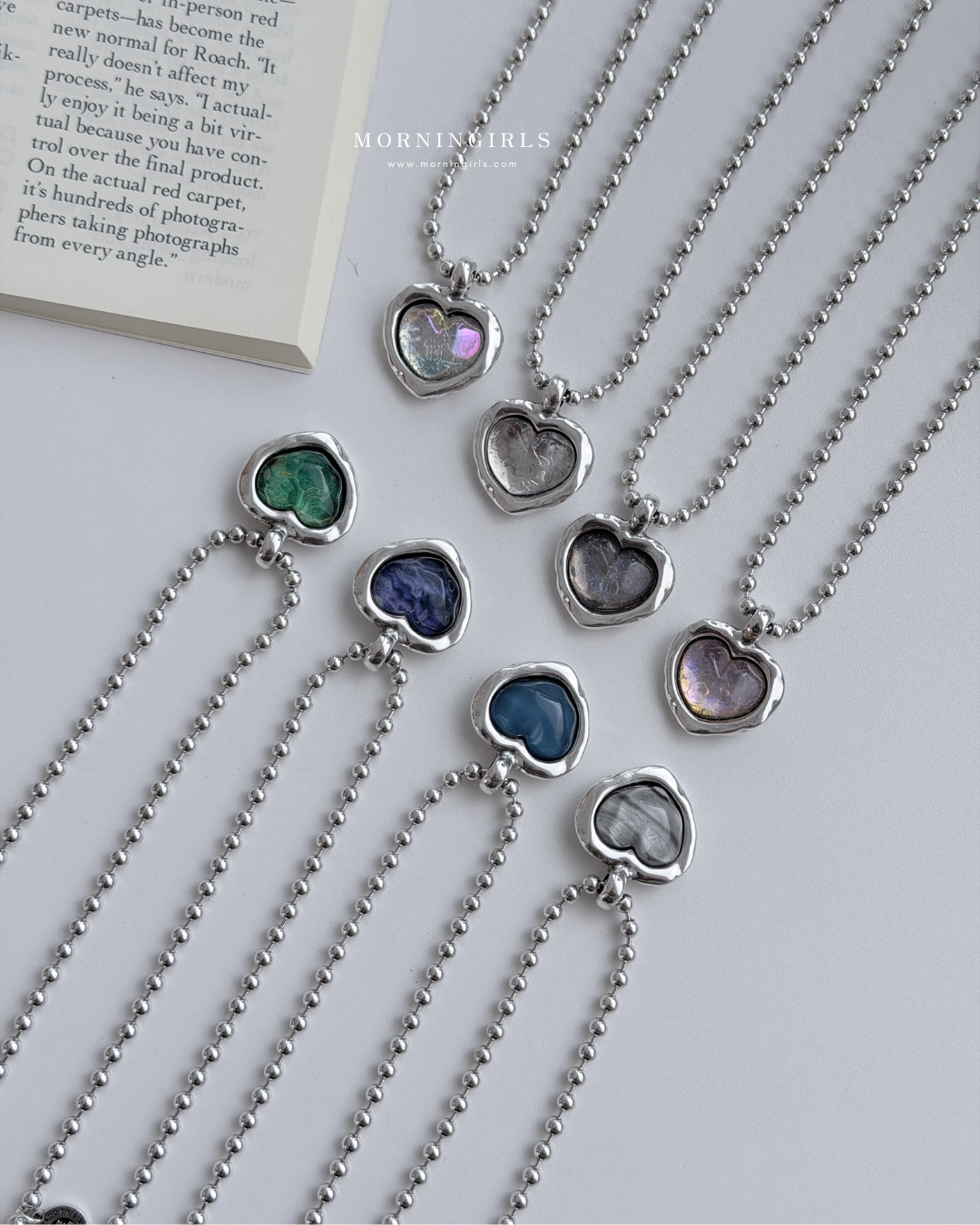 Otro Accesorio 西班牙手工飾物 - Galaxy Heart Necklace [NEW ITEM! 顏色超美極推薦]