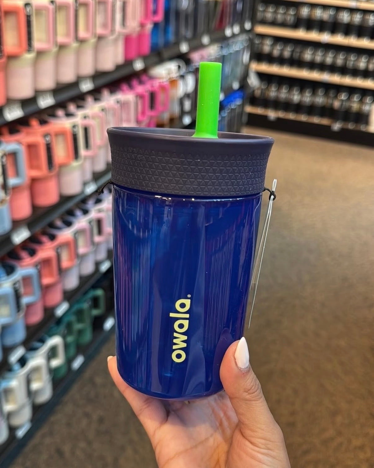 Owala拿鐵杯☕️保溫防漏吸管杯透明感保溫杯15oz [超易清潔防漏]