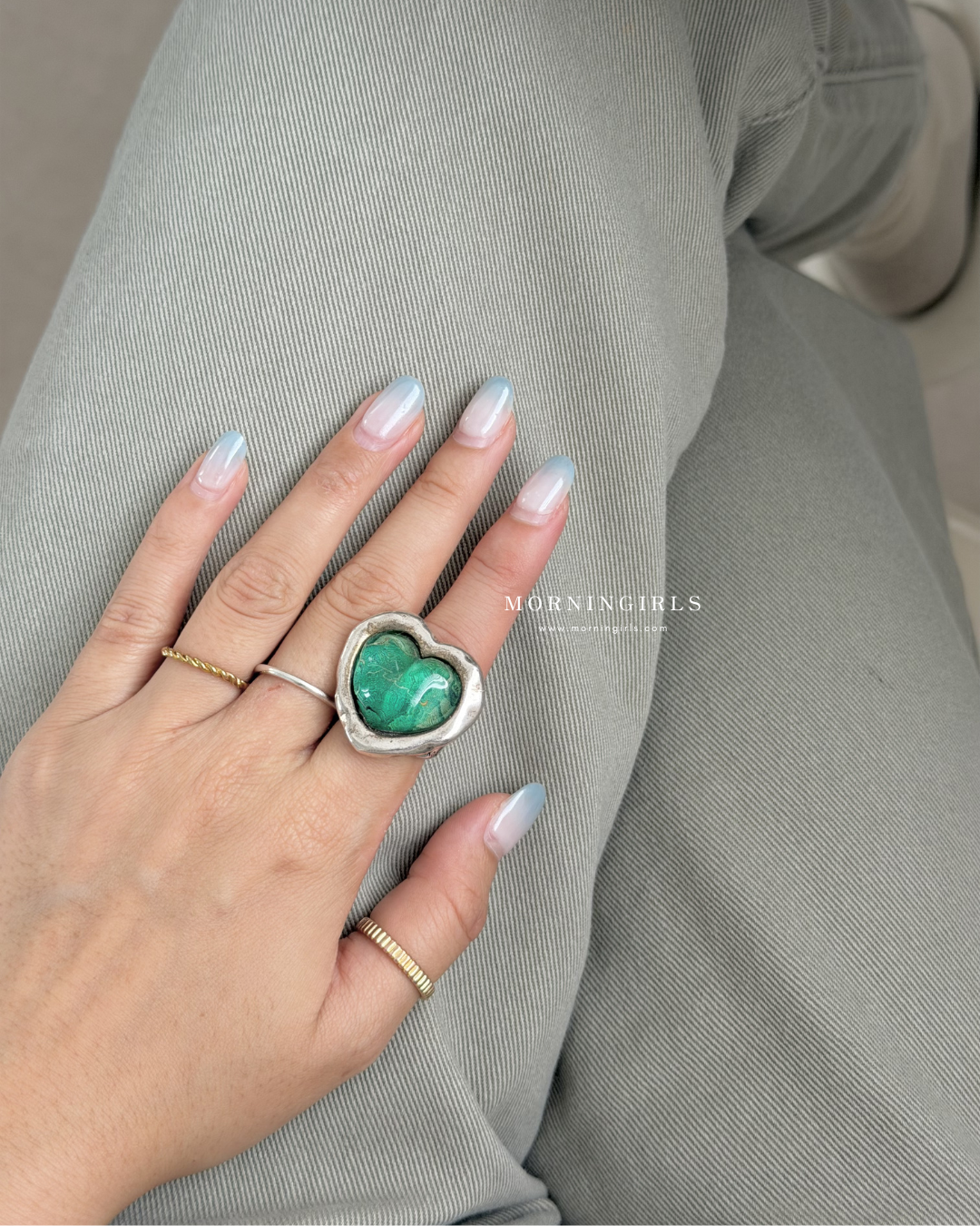 Otro Accesorio 西班牙手工飾物 - Galaxy Heart Ring [NEW ITEM! 顏色超美極推薦 可自行調節!]