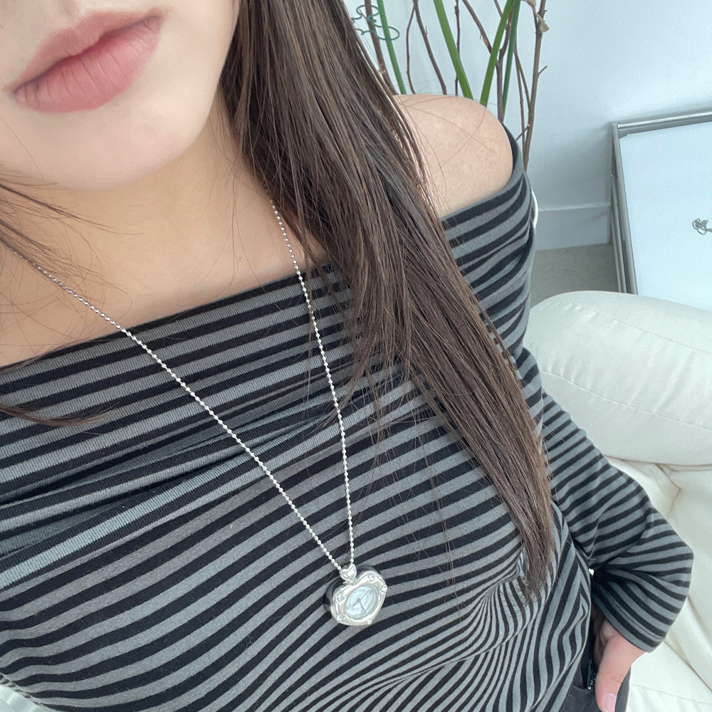 韓國選物🇰🇷 Grumpy Stuff Twinkle Heart Clock Long Necklace