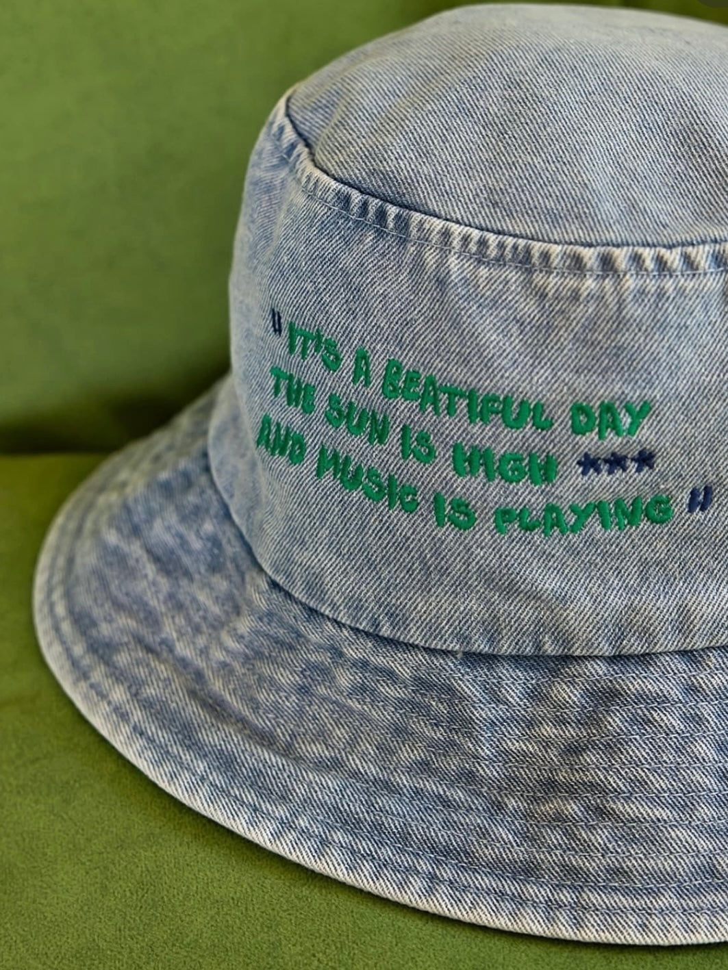 Hamblepie 泰國自家品牌 - Sunflower Denim Hat