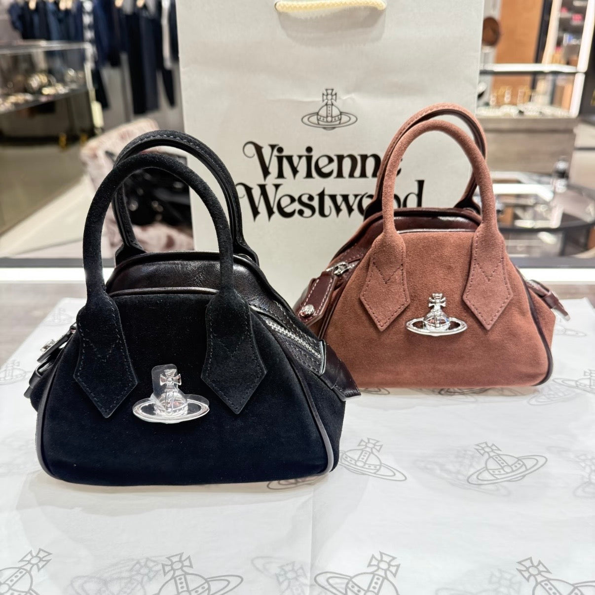 Vivienne Westwood Mini Yasmine Bag 最新限定復古猄皮系列 [38女神節優惠中]