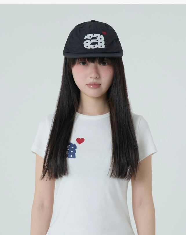 Aeae Dot Small Letter Nylon Cap 最新韓國選物🇰🇷波點大A尼龍棒球帽［Made in Korea🇰🇷復古運動風］