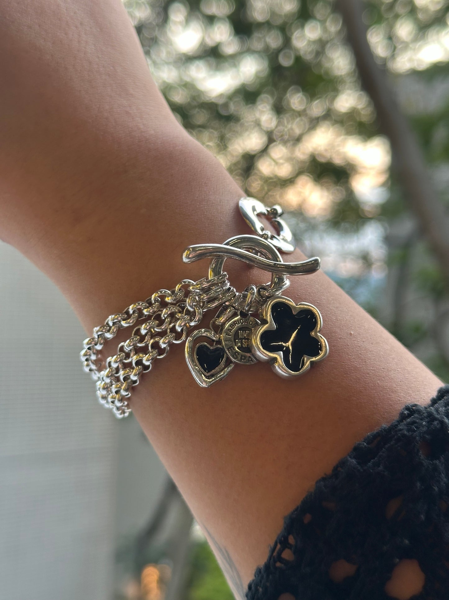 Otro Accesorio 西班牙手工飾物 - Flower Heart Bracelet [NEW ITEM! 超推薦必買!]