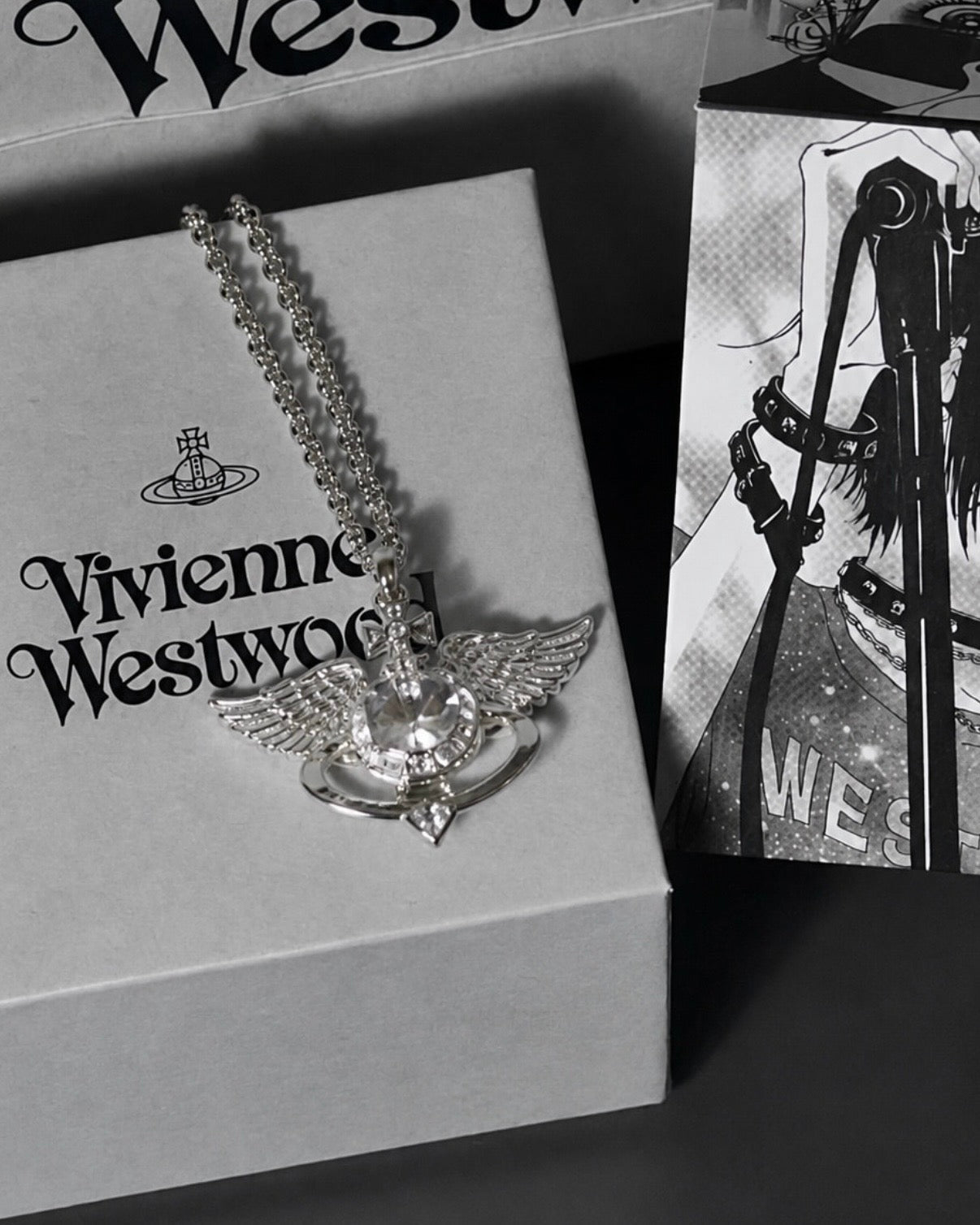 Vivienne Westwood Galena Necklace 純美天使翼925純銀 [最新上架 超夢幻!]