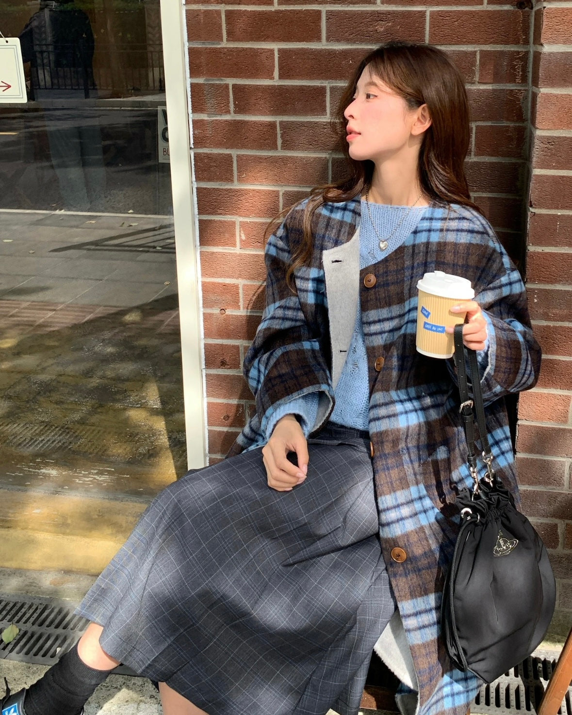 Vivienne Westwood Drawstring Shoulder Bag 尼龍束繩袋 [HOT ITEM! 超大容量耐用袋款]