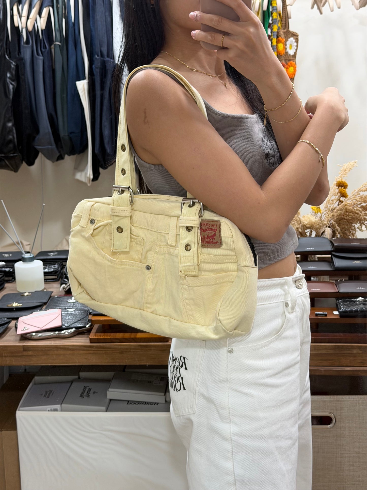 Thailand Remade Vintage Shoulder Bag [Only 1 of each style available! Free shipping to Hong Kong for orders of 2 or more!]