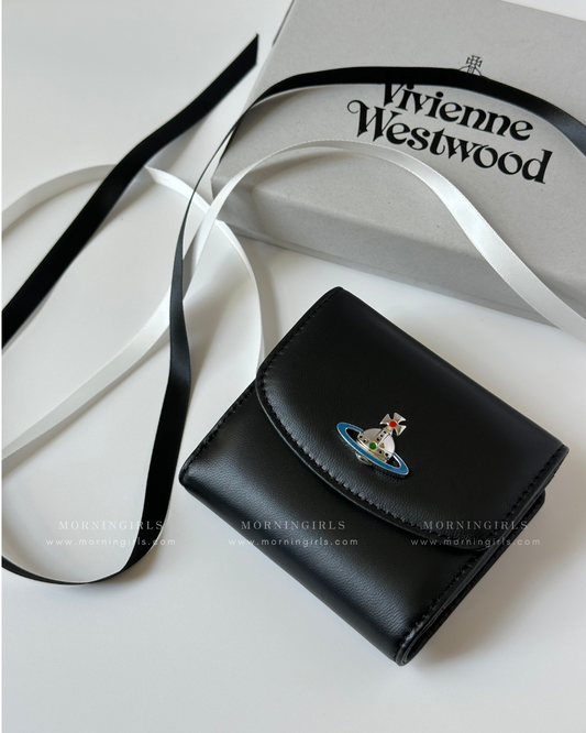 Vivienne Westwood Small Wallet 超軟熟小羊皮 [大折扣中！超罕有連相位銀包]