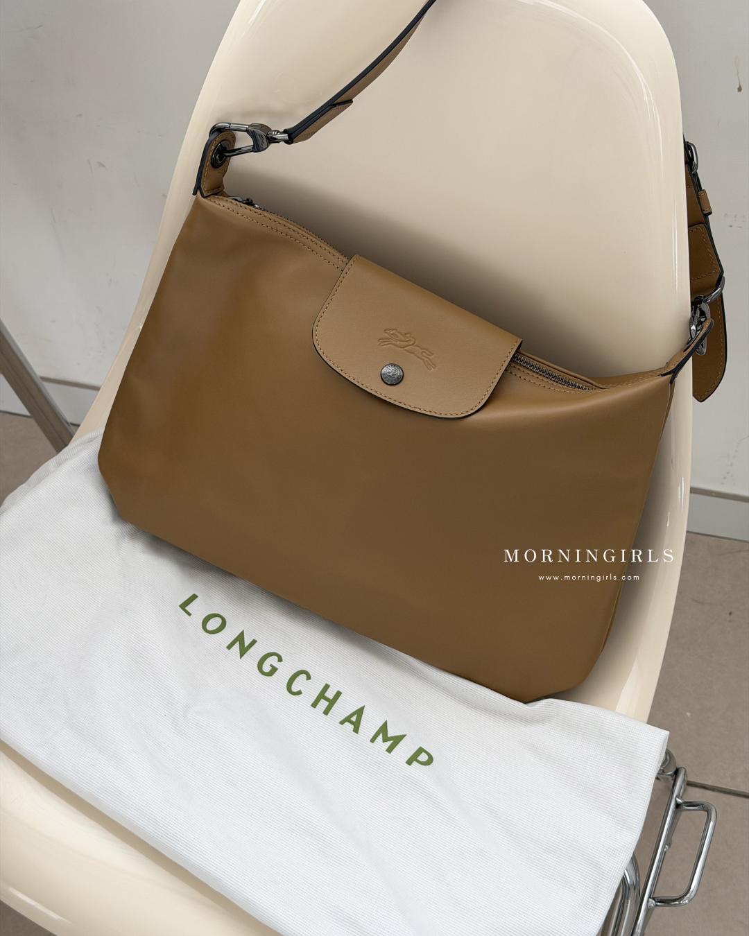 LONGCHAMP Le Pliage Xtra M Hobo Bag 超熱賣真皮系列［限時優惠中］