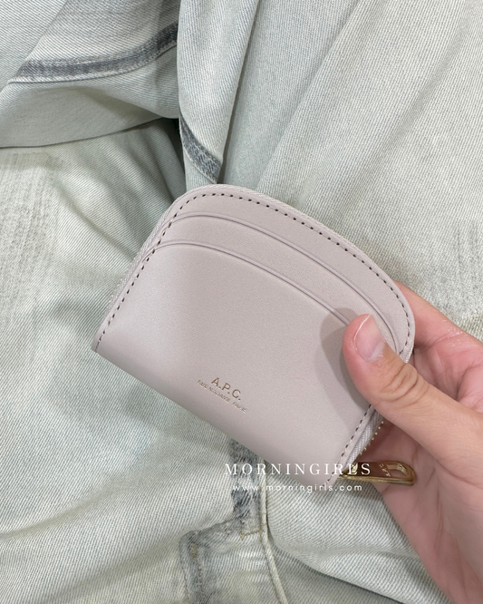 A.P.C. Demi Lune Mini Wallet Dusty Pink［限時色優惠中!］