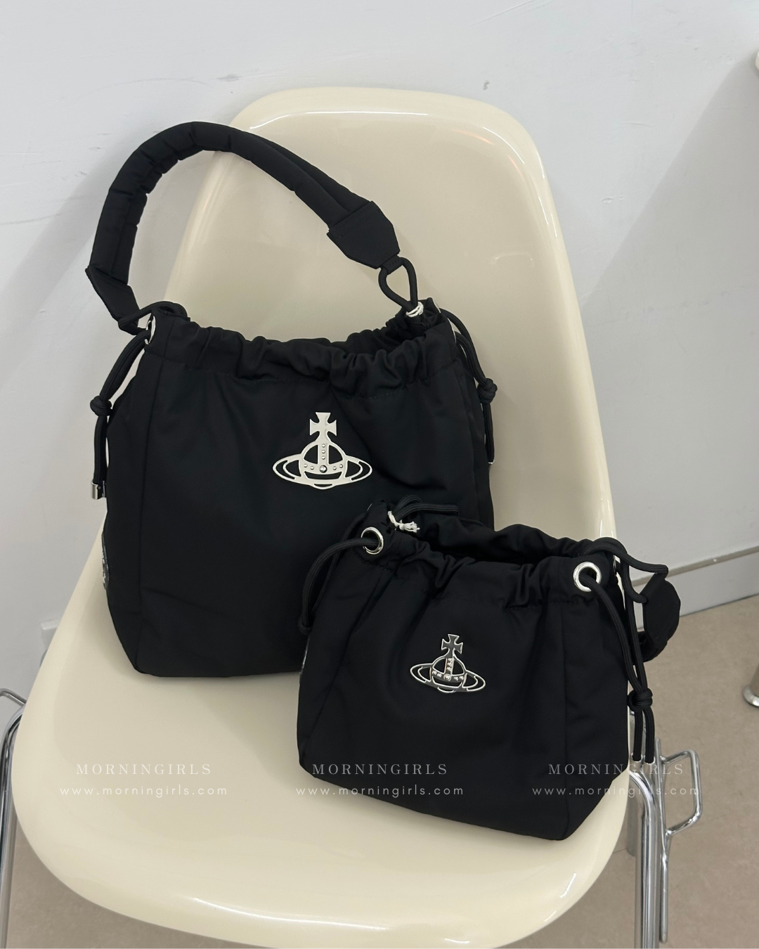 Vivienne Westwood Hilary Bucket Bag 專櫃限定索索尼龍 [極難補貨! 大容量尼龍水桶袋 最後各3個現貨 完售需等半年再有補貨!]