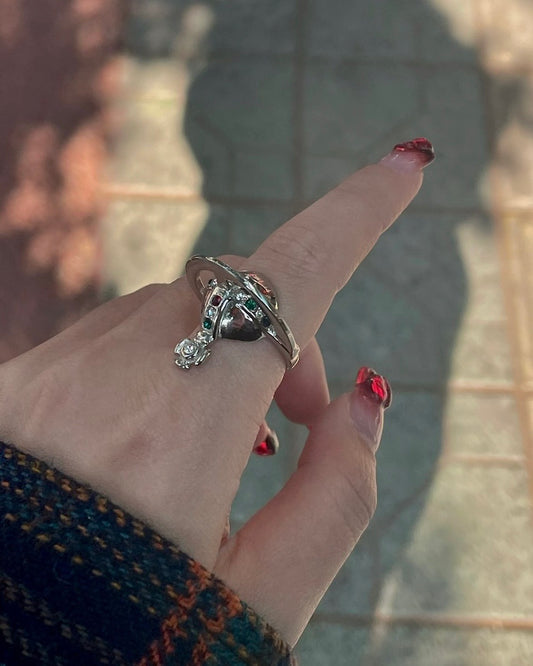 Vivienne Westwood Solid Orb Ring 925純銀小星球