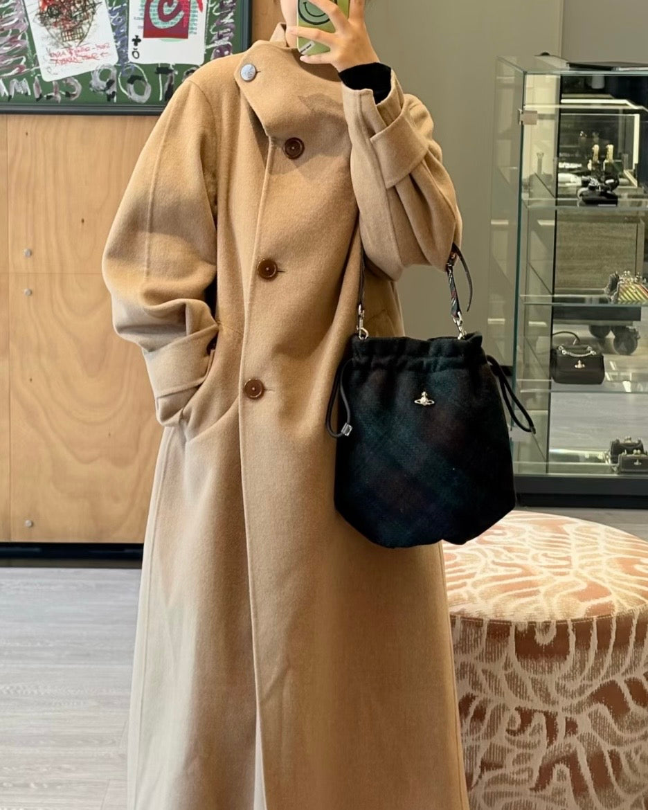 Vivienne Westwood Drawstring Shoulder Bag 暗花束繩袋 [38女神節優惠]