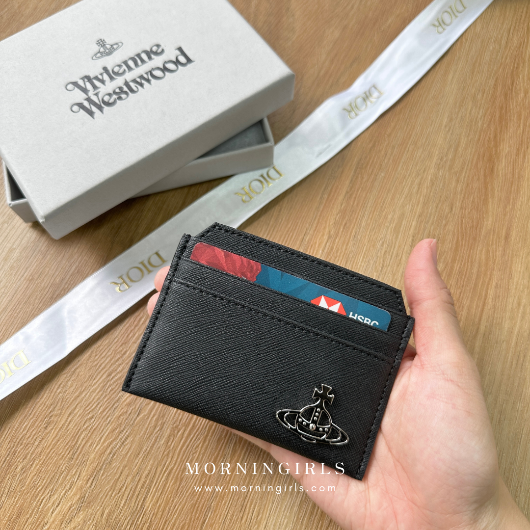 Vivienne Westwood Cardholder 黑色十字紋 [性價比超高防刮花!]