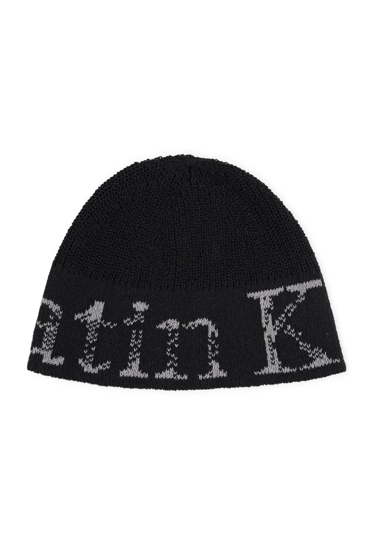 韓國選物🇰🇷Matin Kim Cracked Logo Light Bucket Beanie 裂紋Logo漁夫針織帽［修飾臉型 獨特龜裂字母細節！］