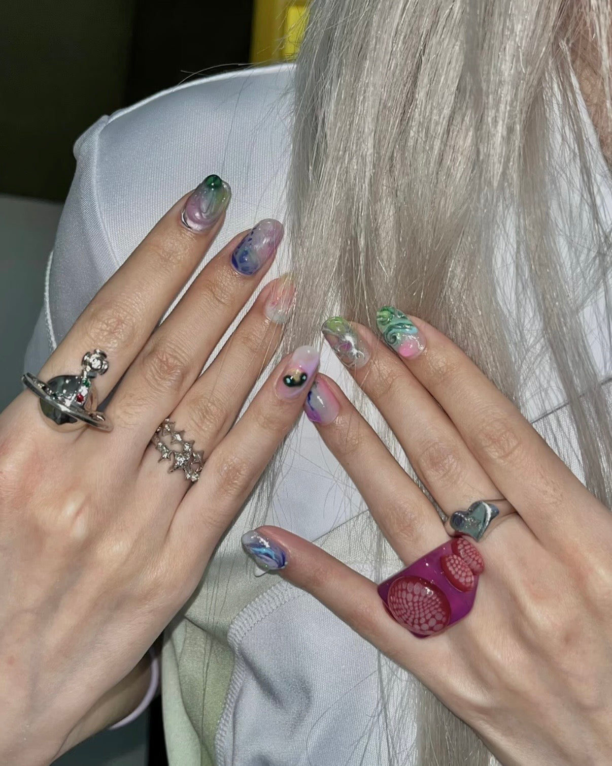 Vivienne Westwood Solid Orb Ring 925純銀小星球