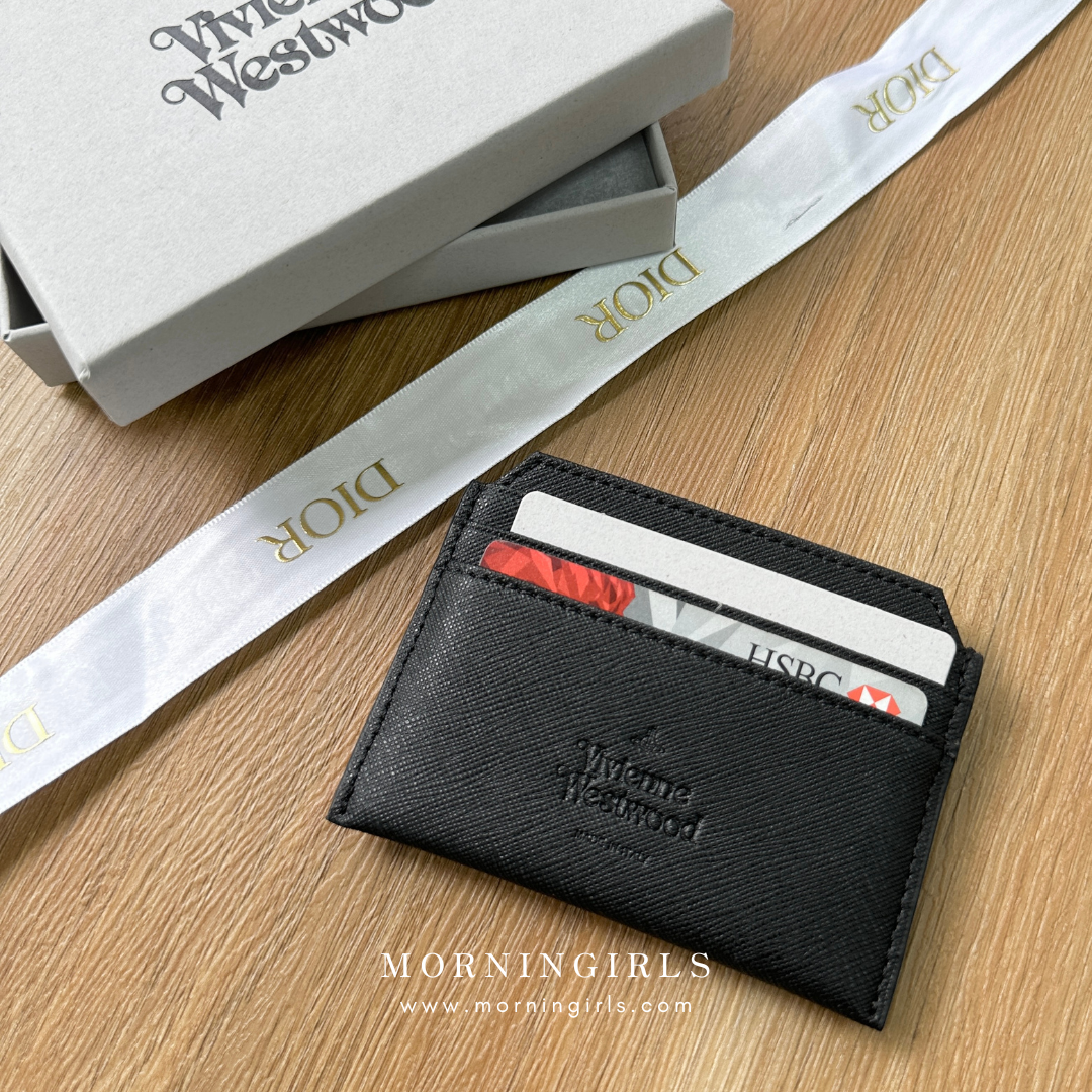 Vivienne Westwood Cardholder 黑色十字紋 [性價比超高防刮花!]