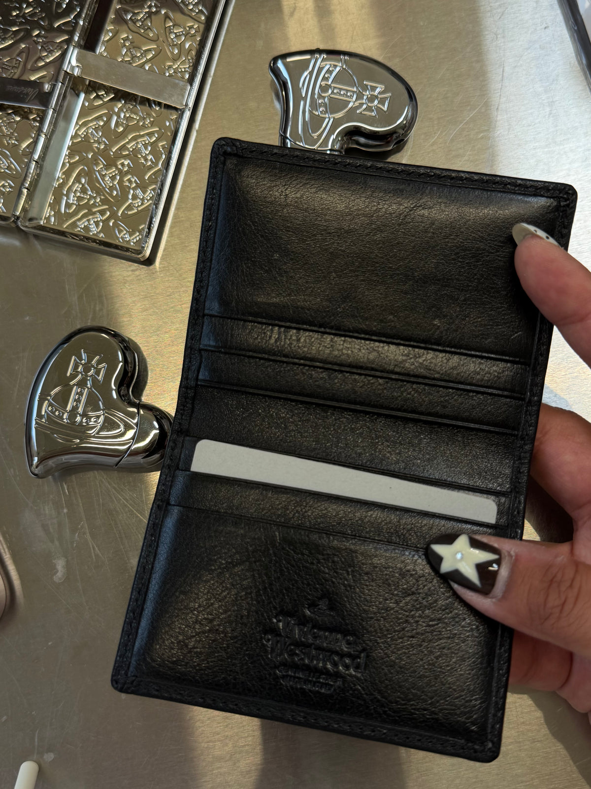 Vivienne Westwood Bifold Cardholder 100%真牛皮 質感滿分［超美奶白牛皮 溫柔感滿滿!］