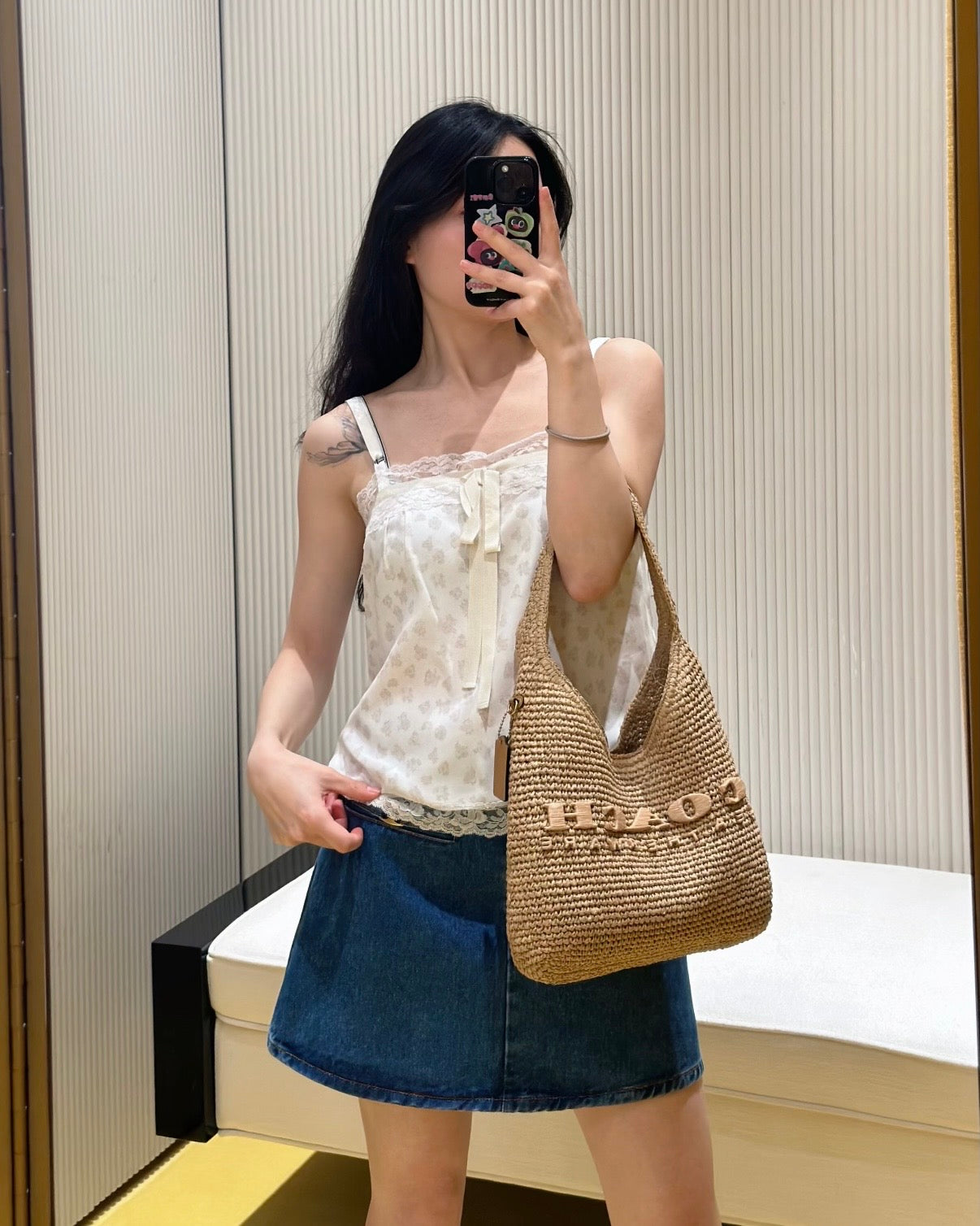 Coach Brooklyn 草編袋 [南法度假風🍋夏季限定]