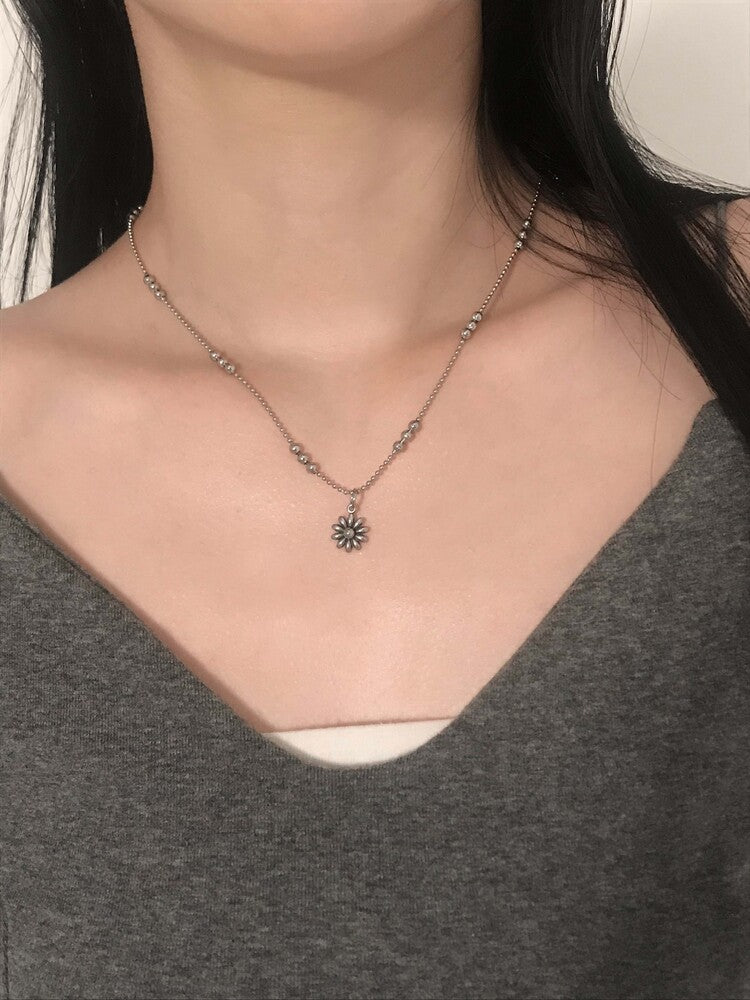 韓國選物🇰🇷OFUSE Flower Ball Necklace