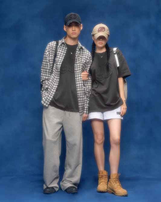 Ason Patch Ball Cap 最新韓國選物🇰🇷拼布爛邊99 Logo棒球帽［深帽修飾臉型 超顯臉細!］