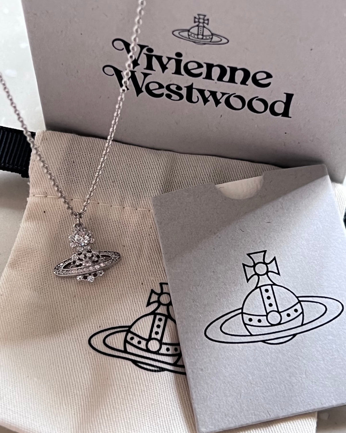Vivienne Westwood Narcissa Pendant 925 Sterling Silver Hypoallergenic Snowflake Rhinestones [Early Thanksgiving Special Offer, Christmas Collection]